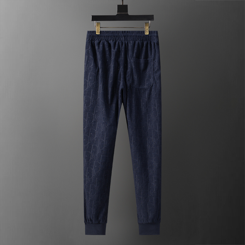 DIC130 New men's autumn and winter long sleeved suit top+pants clothing