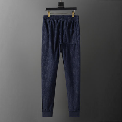 DIC130 New men's autumn and winter long sleeved suit top+pants clothing