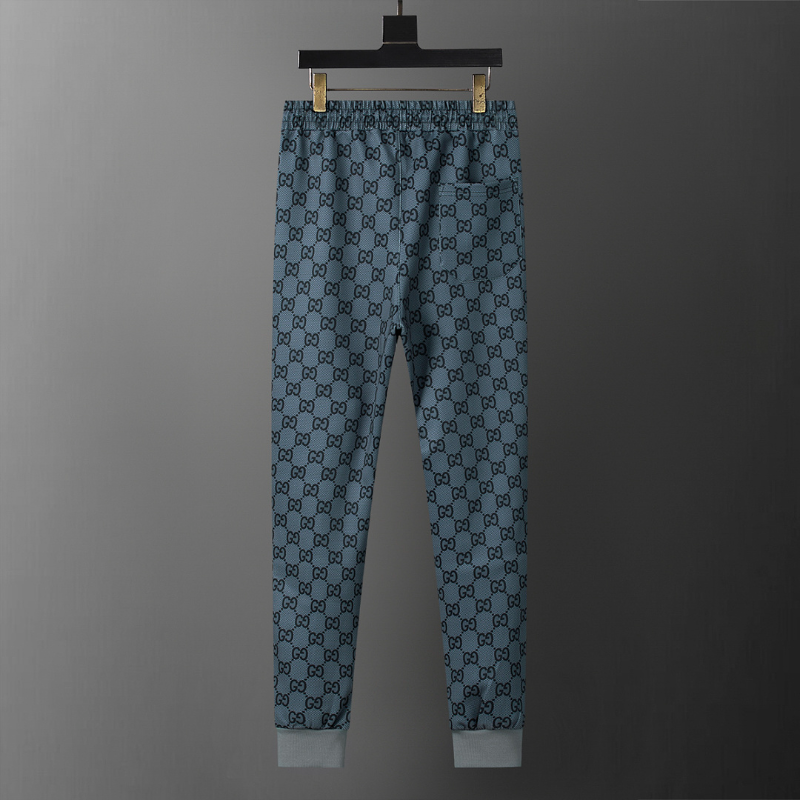 GUC202 New men's autumn and winter long sleeved suit top+pants clothing