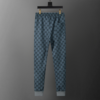 GUC202 New men's autumn and winter long sleeved suit top+pants clothing