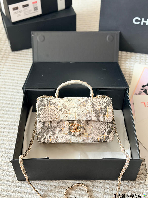 ACP26 Cowhide Leather Bag 20-12CM Bags with box