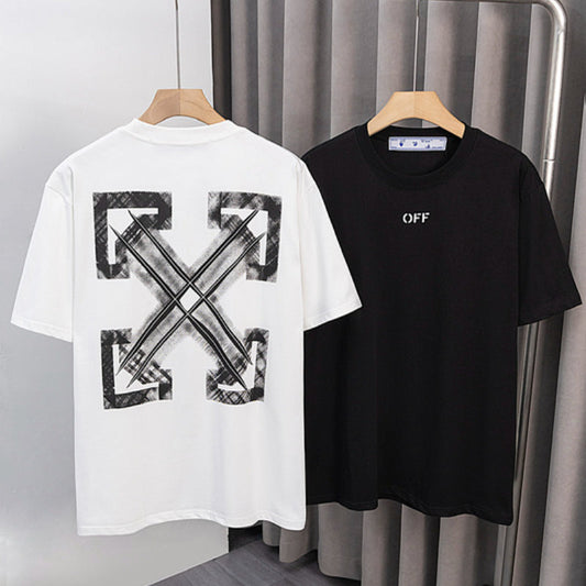 OFFC41  Men's and women's summer short-sleeved T-shirt clothes