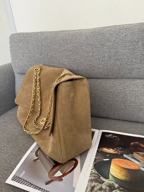 LCP101 Suede cowhide Bag 38.5-11-26CM 32-10-19.5CM Shoulder bags