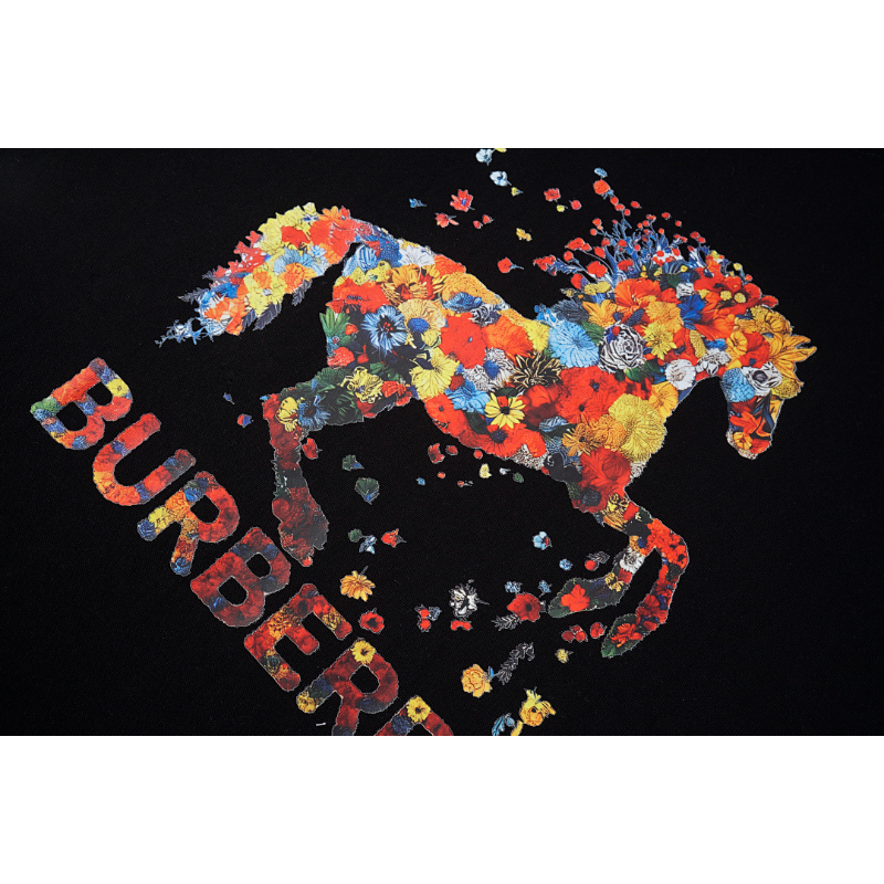 BUC036 New Year of the Horse Men's and Women's Summer Pure Cotton Top T-shirt Clothing