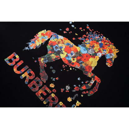 BUC036 New Year of the Horse Men's and Women's Summer Pure Cotton Top T-shirt Clothing