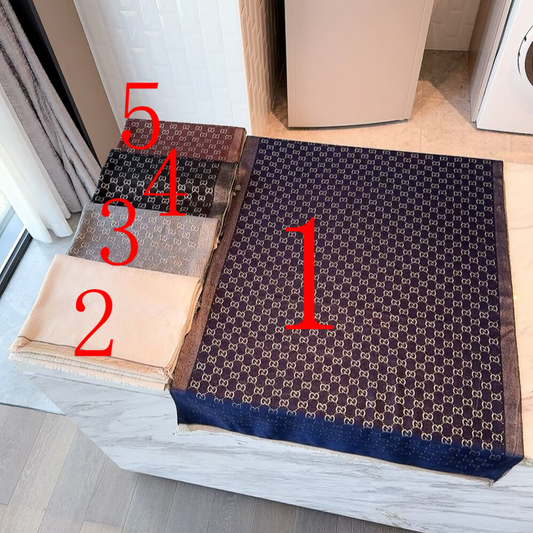 XGC15 Cashmere blend 65-195CM Silk Scarf