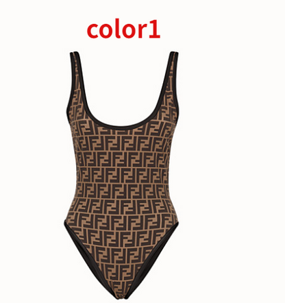 FD11  Women's summer one-piece swimsuit