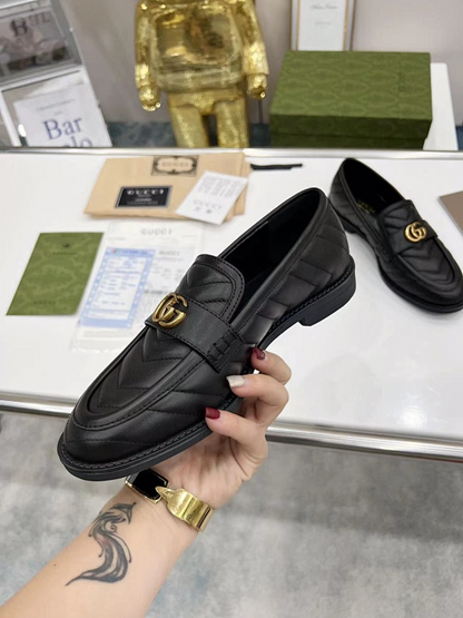 OGS29 Women 35-42 Leather Shoes with box