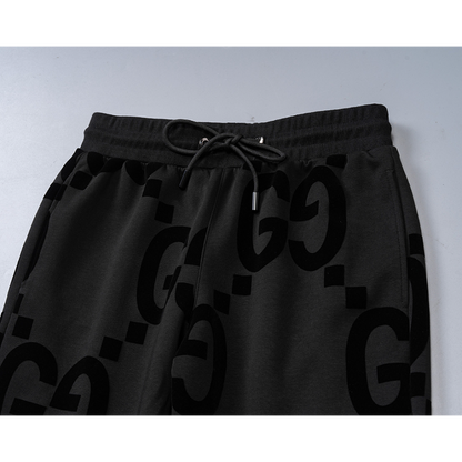 GUC200 New men's autumn and winter long sleeved suit top+pants clothing
