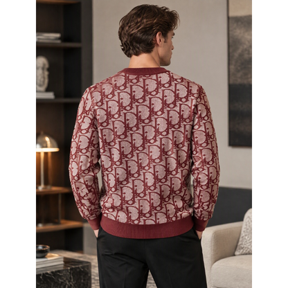 DIC201  New men's autumn and winter round neck sweater pullover sweater wool sweater clothing