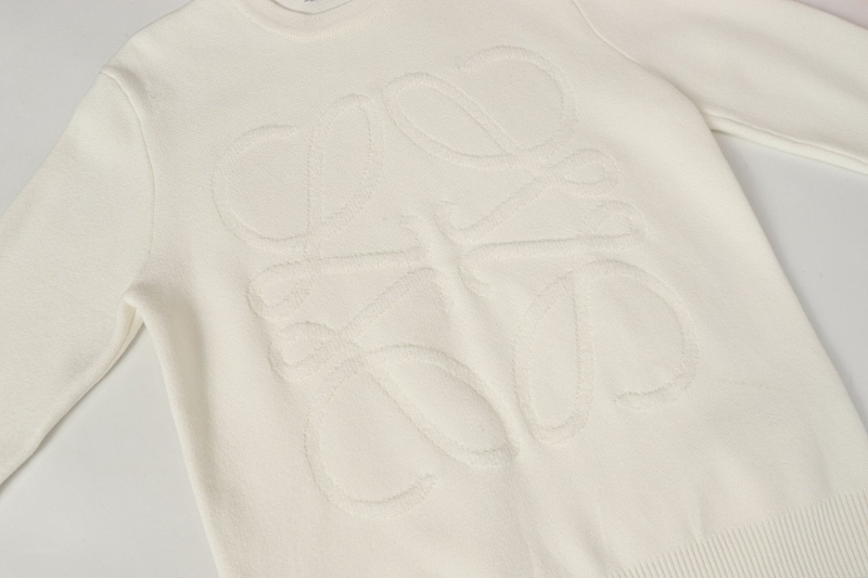 LOC41 Autumn and winter new high-quality men's and women's fashion brand new sweater jacquard letter clothing