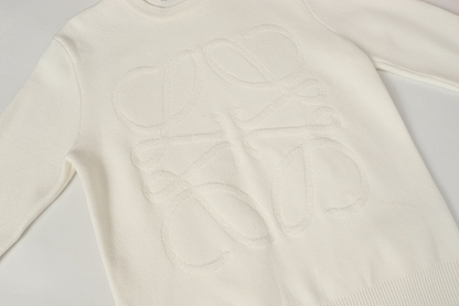 LOC41 Autumn and winter new high-quality men's and women's fashion brand new sweater jacquard letter clothing