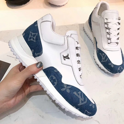 OLS41 Leather women 35-42 And men 40-46 sneakers shoes With box