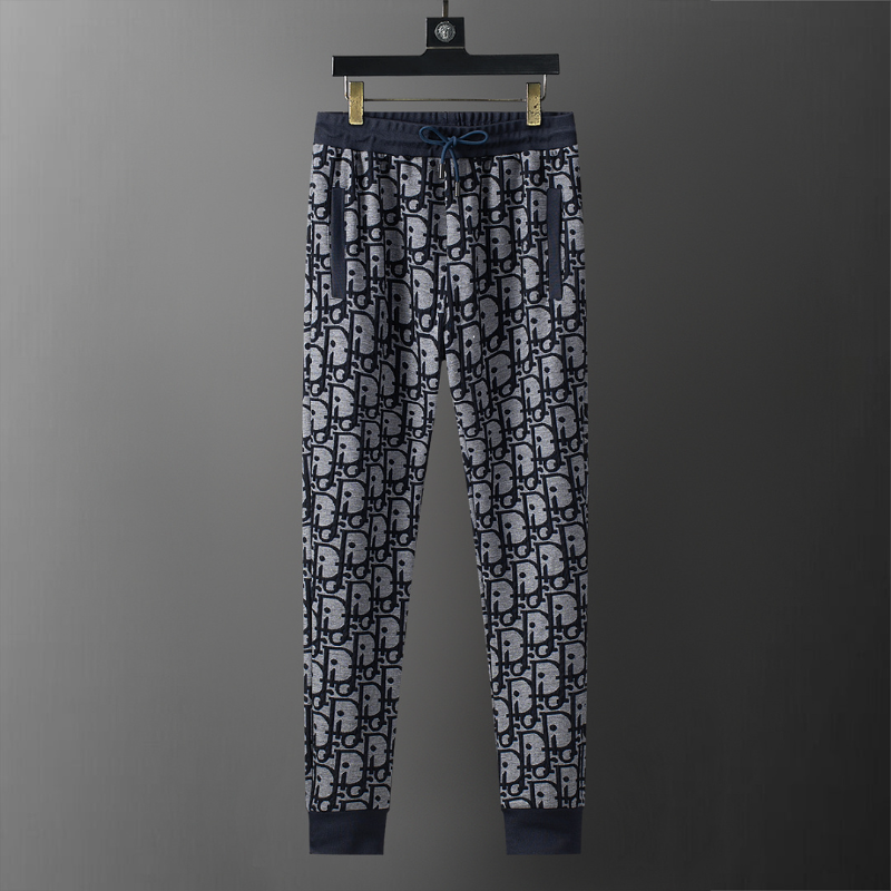 DIC132 New men's autumn and winter long sleeved suit top+pants clothing