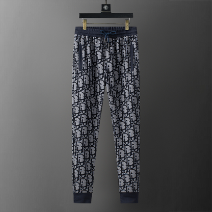 DIC132 New men's autumn and winter long sleeved suit top+pants clothing