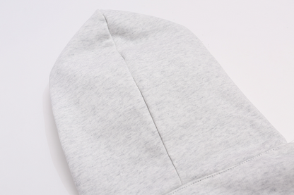 BAC105 New men's and women's autumn and winter double-sided hooded jackets, knitted hoodies, flower gray front and back assault jackets, windproof jackets, clothing