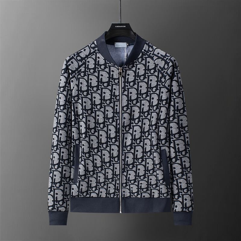 DIC132 New men's autumn and winter long sleeved suit top+pants clothing