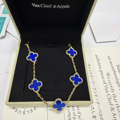 VAB38 Classic Four Leaf Clover High Quality Shell Bracelet Jewelry 1:1