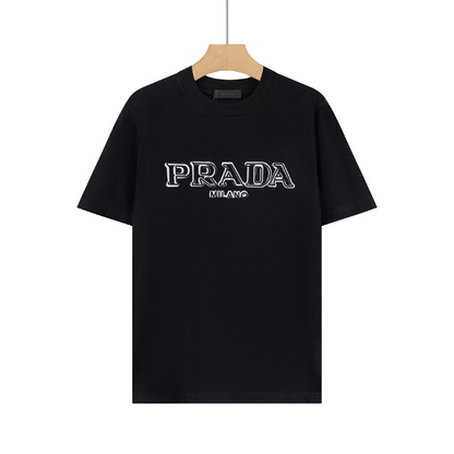 PRC34  New men's and women's summer pure cotton short sleeved top clothing