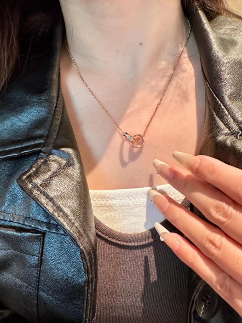 X714  Women's Titanium Steel Necklace Jewelry