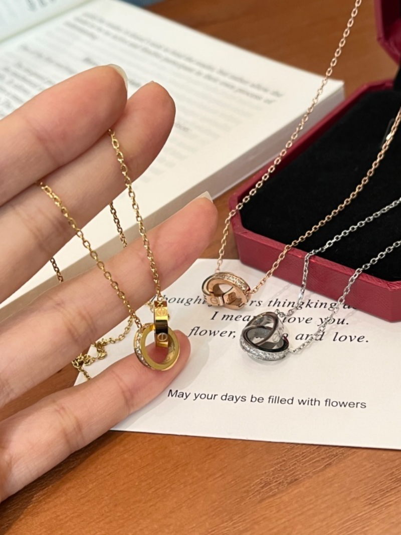 X714  Women's Titanium Steel Necklace Jewelry