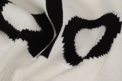 ALOC1 New autumn and winter men's and women's trendy brand new sweater jacquard letter clothing