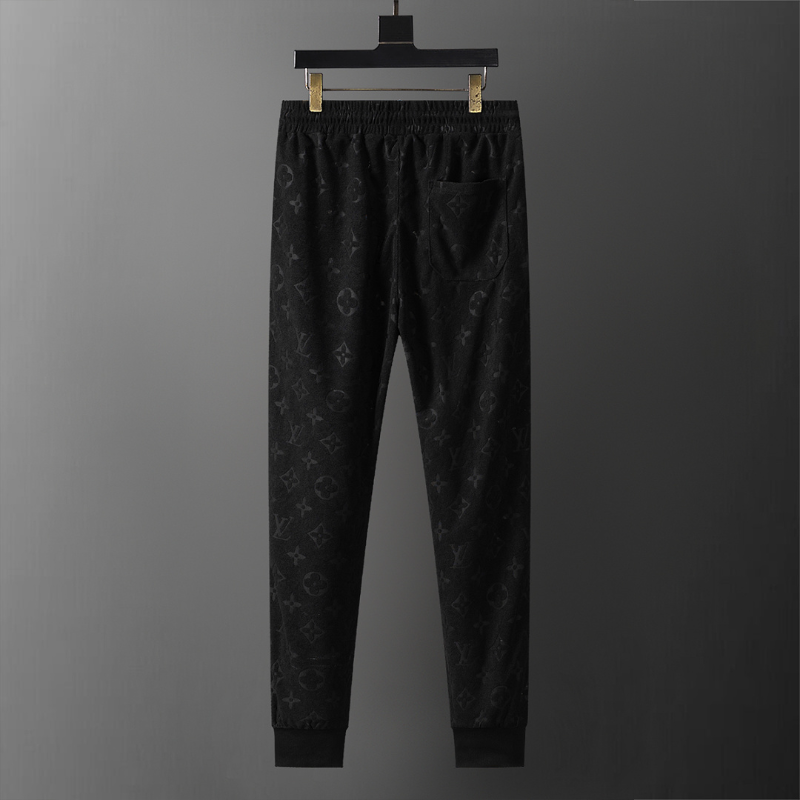 LVC300 New men's autumn and winter long sleeved suit top+pants clothing