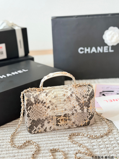 ACP26 Cowhide Leather Bag 20-12CM Bags with box