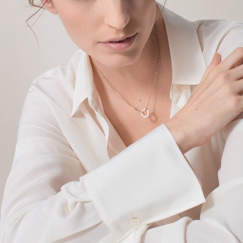 X740    Women's Titanium Steel Fashion Necklace Jewelry