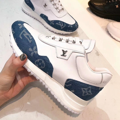 OLS41 Leather women 35-42 And men 40-46 sneakers shoes With box