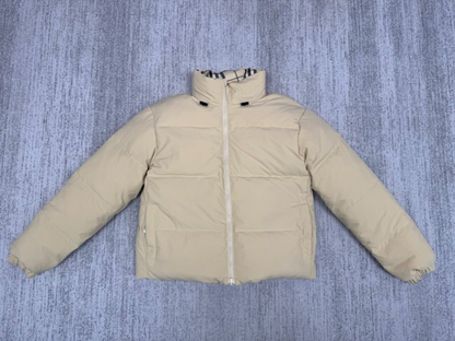 110201  New double-sided stand up collar women's down jacket clothing