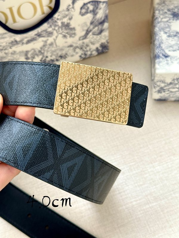 DBL4 Real leather 4.0CM 95-125CM Belt with all packing