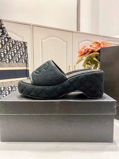 MCS15 Leather slippers shoes 35-41 With box