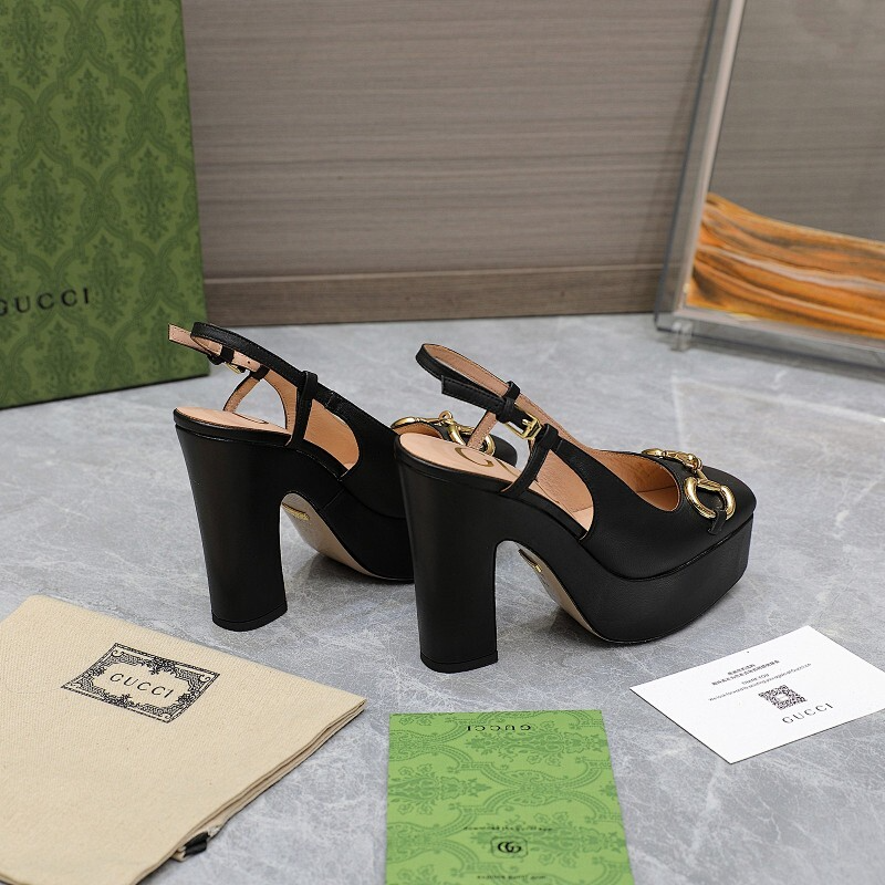 JHGS14 Slipper 12CM Heel Size 35-42 Lether Shoes with box
