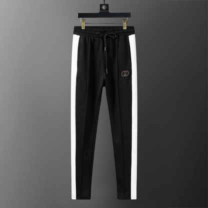 GUC400  New men's autumn and winter long sleeved suit top+pants clothing