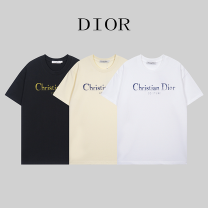 DIC1 New men's and women's summer short sleeved cotton T-shirt clothing
