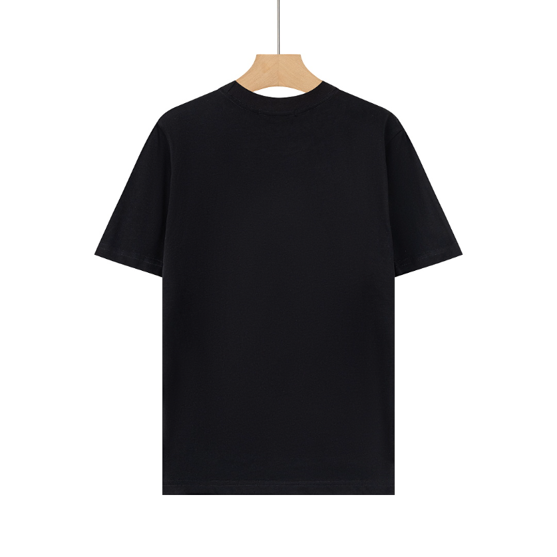 LVC123 New men's and women's summer pure cotton short sleeved top clothing