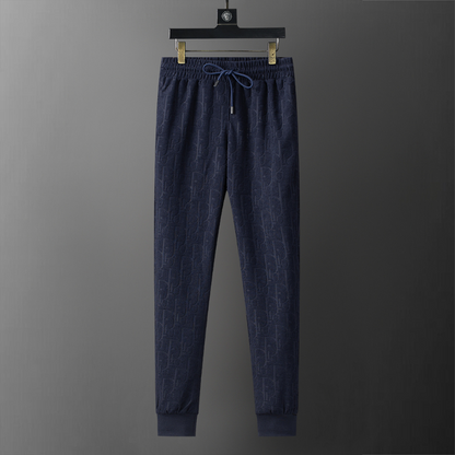 DIC130 New men's autumn and winter long sleeved suit top+pants clothing