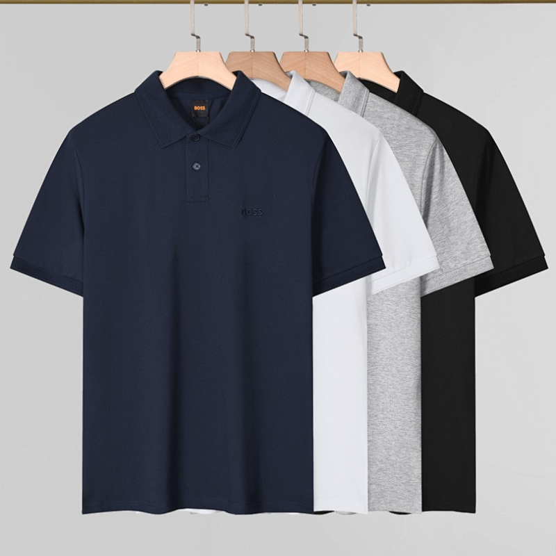 BSC2 New men's summer short sleeved polo collar clothing