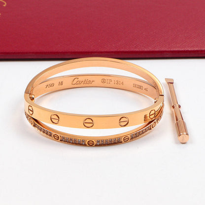 CAB44 Brand Bracelet 316L steel plating gold Bangle Jewelry