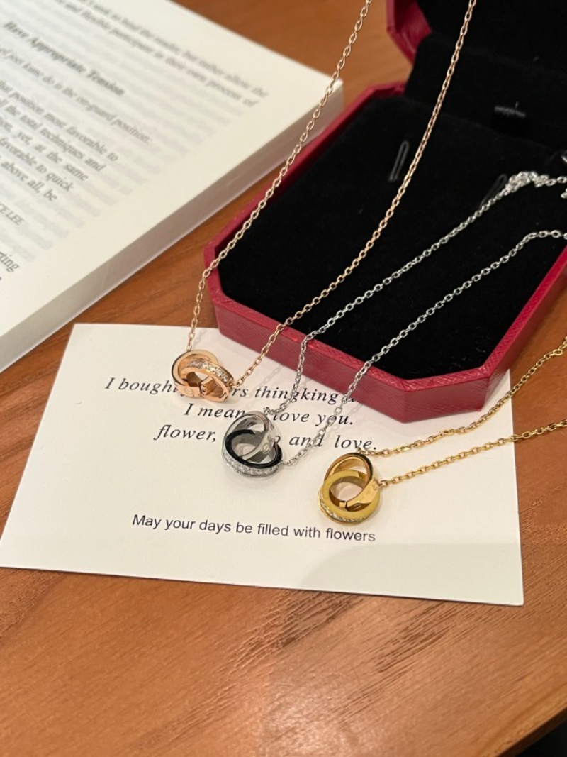 X714  Women's Titanium Steel Necklace Jewelry