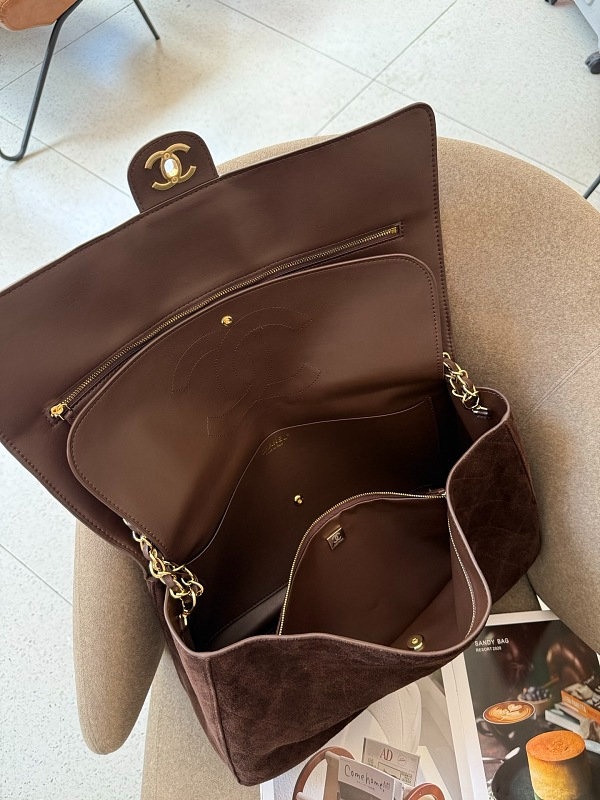 LCP101 Suede cowhide Bag 38.5-11-26CM 32-10-19.5CM Shoulder bags
