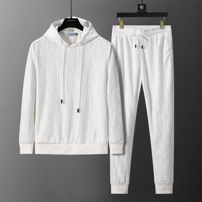 DIC131 New men's autumn and winter long sleeved suit top+pants clothing