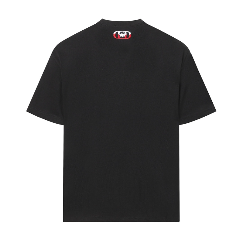 DIC23 New Men's and Women's Summer Short sleeved Cotton T-shirt Embroidered Craft Clothing