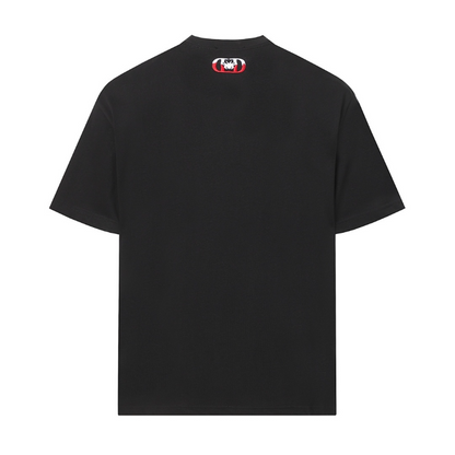 DIC23 New Men's and Women's Summer Short sleeved Cotton T-shirt Embroidered Craft Clothing