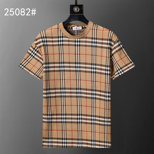 BUC034  New men's summer short sleeved cotton T-shirt clothing