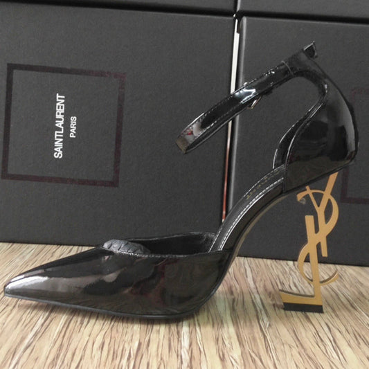 OYS2 Classic 10.5CM High heels women size 35-41 leather shoes