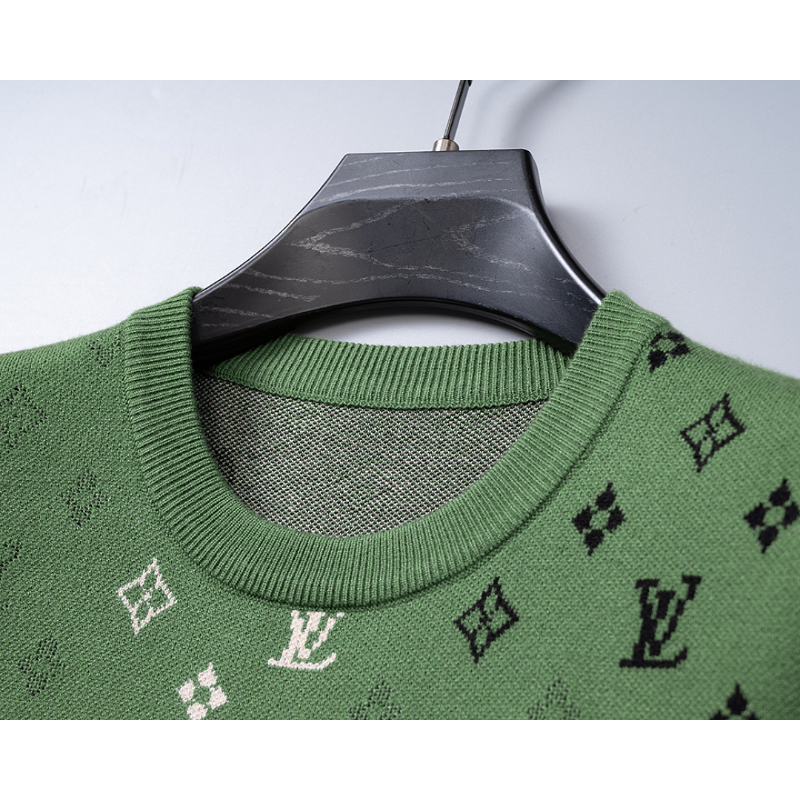 LVC402  New men's autumn and winter round neck sweater pullover sweater wool sweater clothing