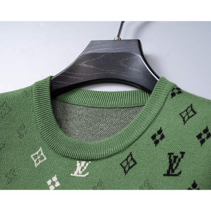 LVC402  New men's autumn and winter round neck sweater pullover sweater wool sweater clothing