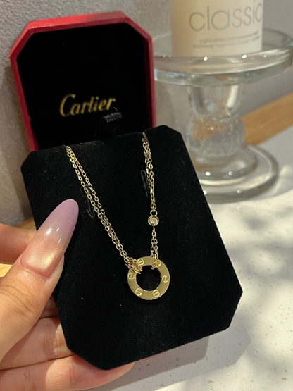 X740    Women's Titanium Steel Fashion Necklace Jewelry